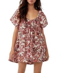 Free People - Kauai Cotton Flowy Fit Tunic Top - Lyst