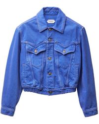 Versace - Denim Cotton Jacket - Lyst