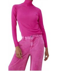 Summum - Turtleneck Basic Knit Sweater - Lyst