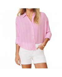 Splendid - Jaylei Stripe Button Down - Lyst