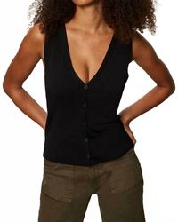Sanctuary - Knitted Button Front Top - Lyst