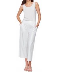Charlie b - Pull-On Foil Linen Pants With Pockets - Lyst