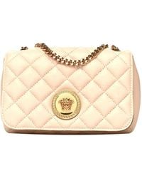 Versace - La Medusa Nappa Quilted Leather Chain Small Crossbody Bag - Lyst