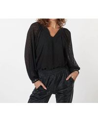 EsQualo - Marble Beading Blouse - Lyst