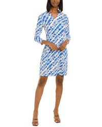 J.McLaughlin Lawrence Catalina Cloth Shirtdress in Blue | Lyst