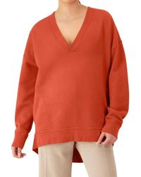 Champion - Oversized V-Neck Pullover - Lyst