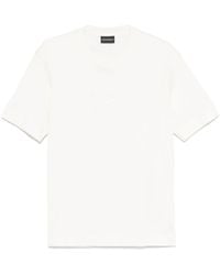 Emporio Armani - Logo Cotton T-Shirt - Lyst