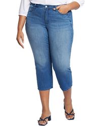 NYDJ - Plus Piper Melody Relaxed Crop Jean - Lyst