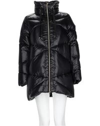 Herno - Quilted Glossy High Collar Polyamide Down Jacket - Lyst