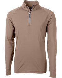 Cutter & Buck - Adapt Eco Knit Stretch Recycled Quarter Zip Pullover - Lyst