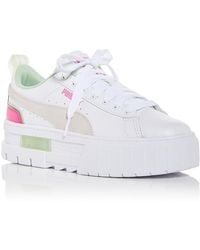 PUMA - Mayze Brighter Days Leather Casual And Fashion Sneakers - Lyst