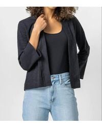 Lilla P - Loose Knit Slub Open Cotton Cardigan - Lyst