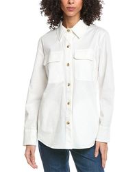 Vince - Washed Shirt Jacket - Lyst