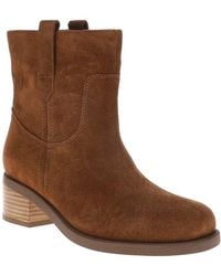Seychelles - Cozy Boots 'Sb Suede Block Heel Ankle Bootie Zogg3273 - Lyst