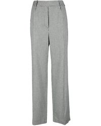 Alexandre Vauthier - Viscose Wool Trousers - Lyst