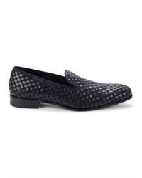 Mezlan - Caba Leather Basketweave Loafers - Lyst
