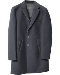 BOSS - Boss Single-Breasted Coat - Lyst