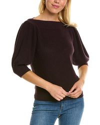 Autumn Cashmere - Cotton By Shaker Rib Sweater - Lyst