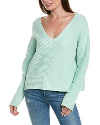 Theory - Easy V-neck Wool-blend Sweater - Lyst