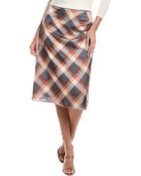 Sadie & Sage - Sage The Label Almost Famous Shirred Midi Skirt - Lyst