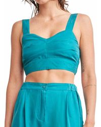 Self Contrast - Kori Cropped Tank Top - Lyst