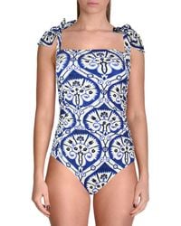 Johanna Ortiz - Alcazar Printed Beachwear One-piece Swimsuit - Lyst