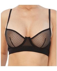TRUEDAMES - Elegant Sheer Mesh Bra With Comfortable Underwire Support - Lyst