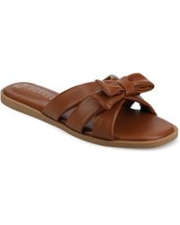 Journee Collection - Journee Prylin Flat Sandals - Lyst