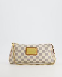 Louis Vuitton - Damier Azur Canvas Eva Chain Bag With Gold Hardware - Lyst