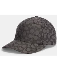 COACH - Signature Jacquard Baseball Hat - Lyst