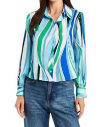 Drew - Alexa Button Down Shirt - Lyst