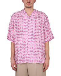Gcds - 'Waved Logo' Shirt - Lyst