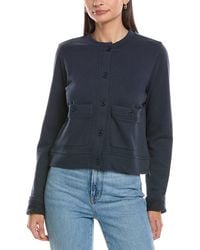 Splendid - Terry Knit Collarless Jacket - Lyst