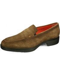 Santoni - Easy Slip-On Penny Loafer - Lyst