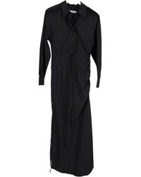 Christopher Esber - Lace-trim Midi Shirt Dress - Lyst