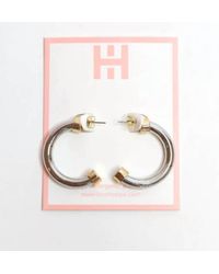 Hoo Hoops - Mini Two Tone Hoops - Lyst