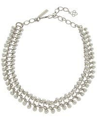 Oscar de la Renta - 14k Small Link Necklace - Lyst