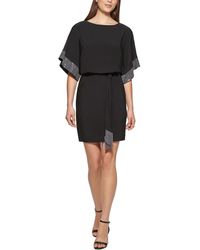 Jessica Howard - Petites Blouson Mini Cocktail And Party Dress - Lyst