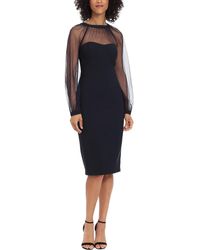 Maggy London - Sheath Illusion Cocktail And Party Dress - Lyst