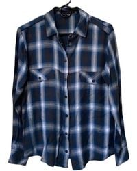 Sanctuary - Long Sleeve Plaid Blouse - Lyst
