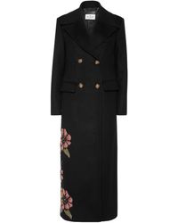 Philipp Plein - Double-Breasted Embroidered Long Coat Fairy - Lyst