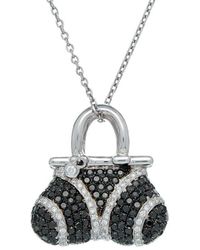 Diana M. Jewels - 18kt White Gold Fashion Pendant Featuring 1.85 Cts Of Diamonds And 0.50 Cts Of White Diamonds - Lyst