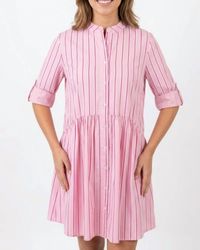 Thml - Striped Button Up Dress - Lyst