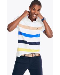 Nautica - Sustainably Crafted Classic Fit Striped Polo - Lyst