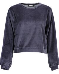 Desigual - Chic Long-sleeved Round Neck Top - Lyst