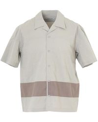 Craig Green - Short Sleeve Cotton Shirt With Stripe Detailing - Lyst