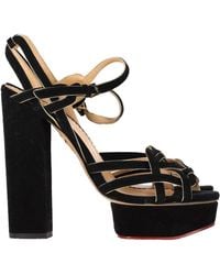 Charlotte Olympia - Knotted Platform Sandal Heels - Lyst