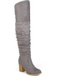 Journee Collection - Collection Wide Width Extra Wide Calf Kaison Boot - Lyst