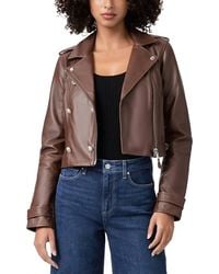 PAIGE - Karyna Leather Jacket - Lyst