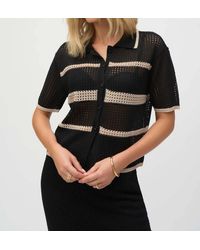 Joseph Ribkoff - Open Weave Top - Lyst
